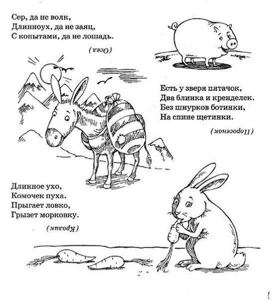 Загадки и отгадки для детей 7 лет