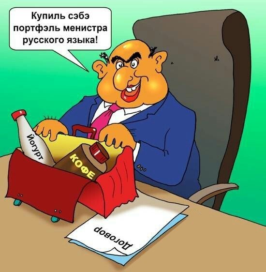 Русский язык карикатура