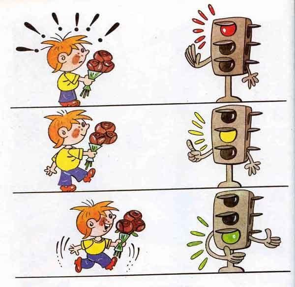 Картинки светофора для детей ПДД