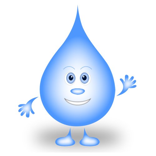 Веселая капля воды