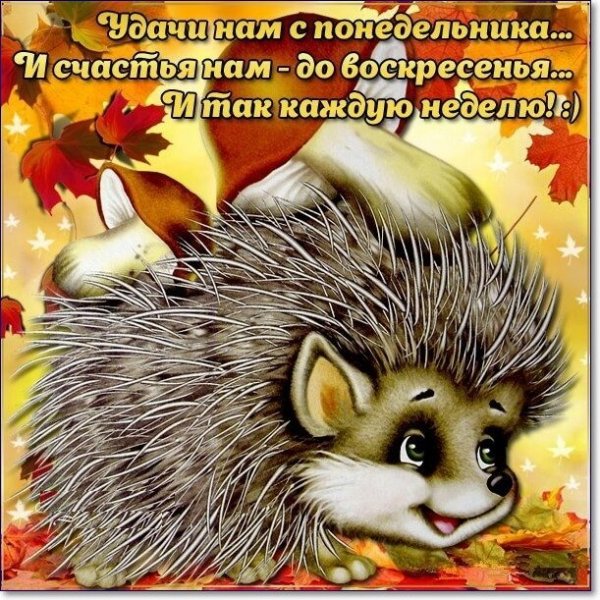 Открытки с понедельником
