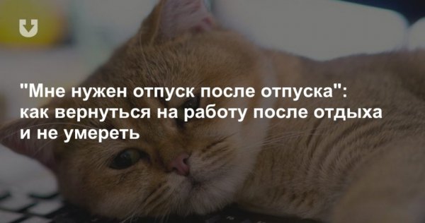 Открытка с первым рабочим днем после отпуска