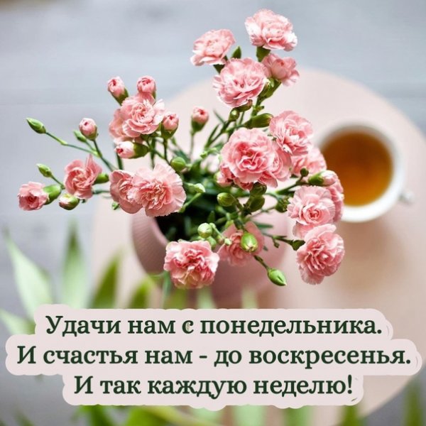Счастья нам с понедельника