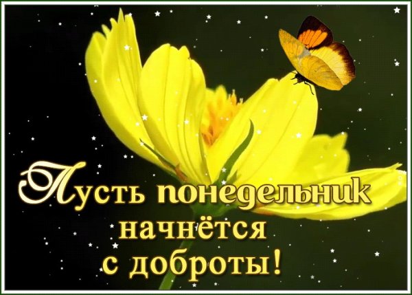 Открытки с добрым понедельником