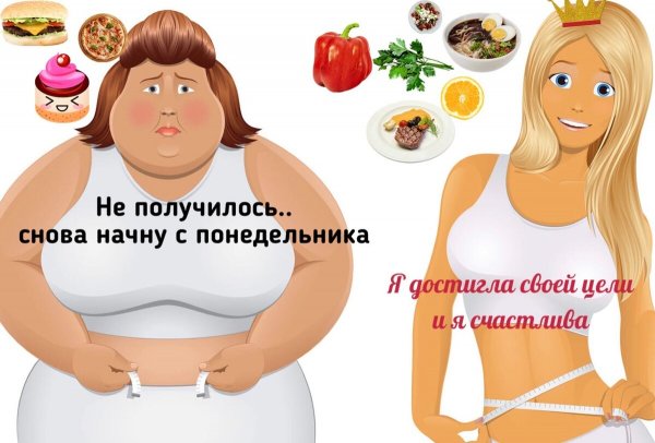 С понедельника начну худеть