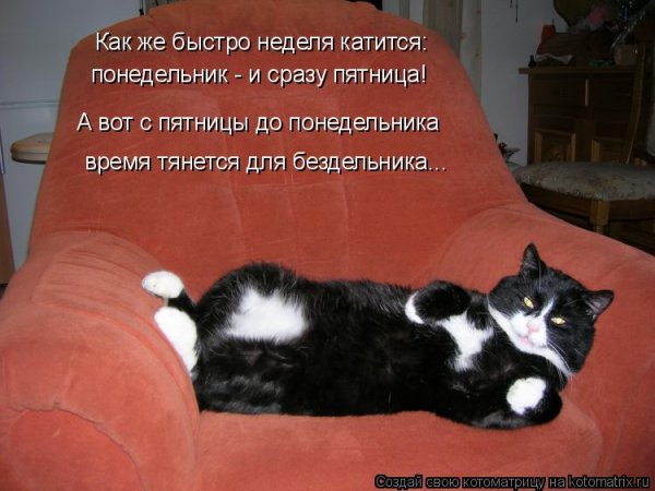 После пятницы понедельник