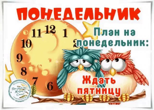 План на понедельник ждать пятницу