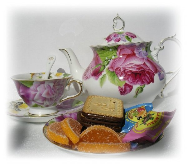 Утреннего чаепития с пожеланиями