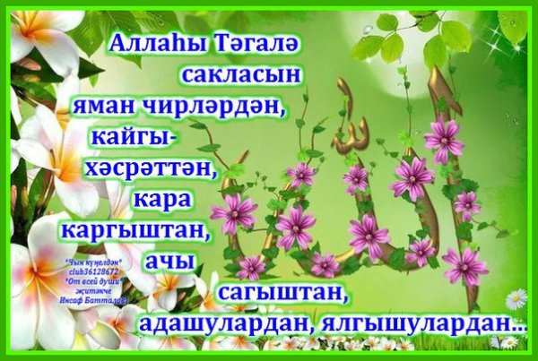Пожелания доброго дня на татарском языке
