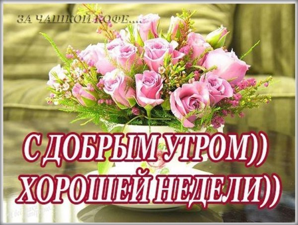 С добрым утром понедельника