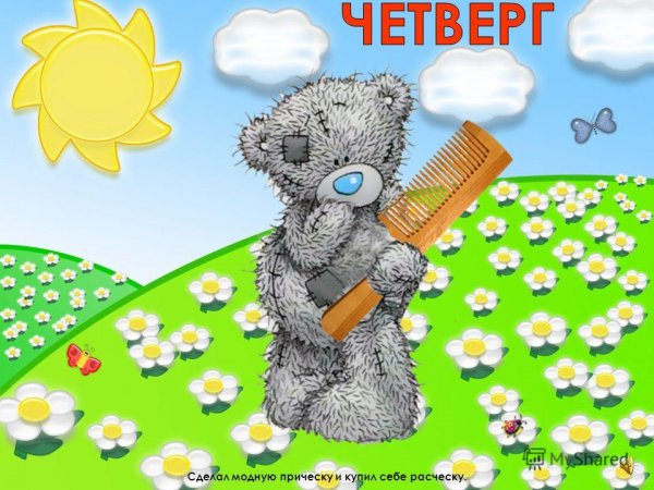 Мишка утром в понедельник