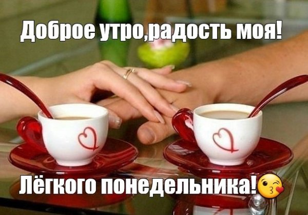 С добрым утром понедельника любимая