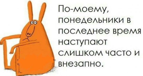 Понедельник юмор