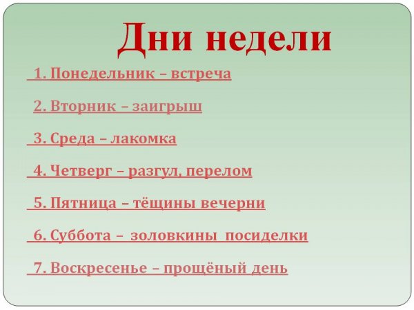 ДНР недели понедельник