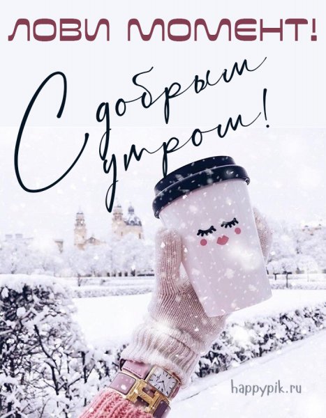 С добрым снежным утром