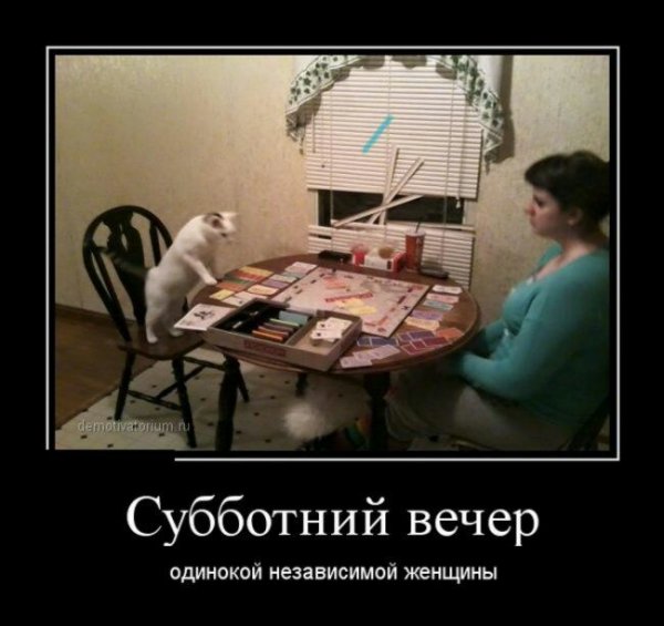 Вечер субботы демотиватор