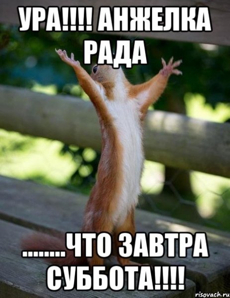 Ура завтра суббота прикольные