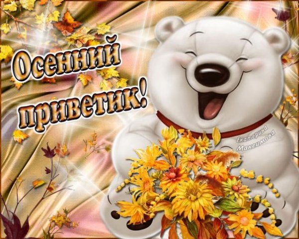 Осенний привет с добрым утром