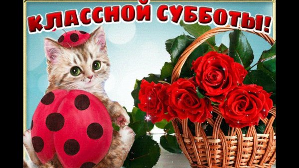 Поздравление с субботой