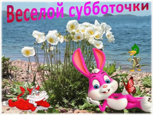 Открытки поздравления с субботой