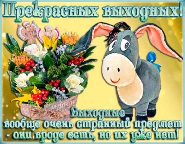 Пожелания хороших выходных в картинках прикольные