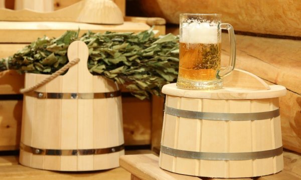 Банный веник и пиво