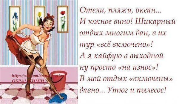 Анекдоты про домохозяек