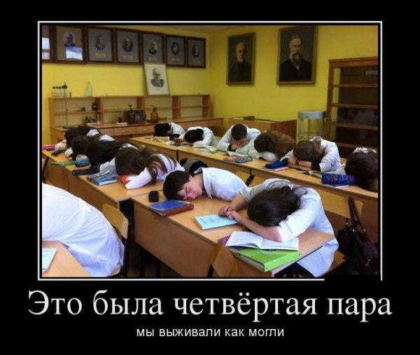 Демотиваторы про учебу в институте