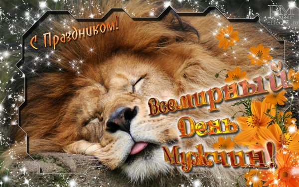 Поздравление с мужским днем