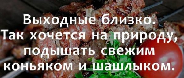Цитаты про шашлыки на природе