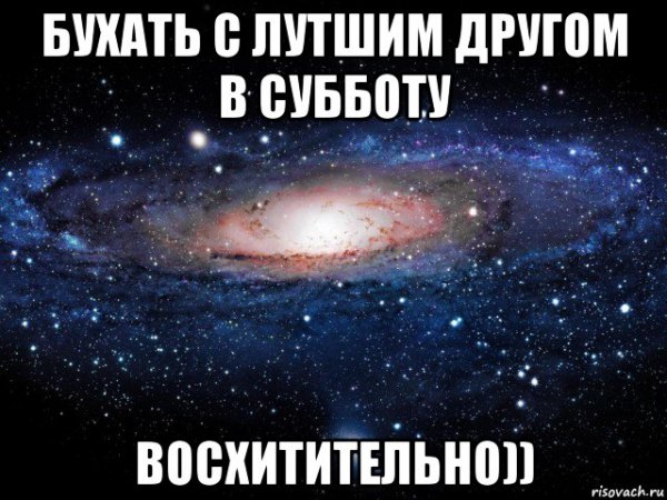 Бухнем в субботу