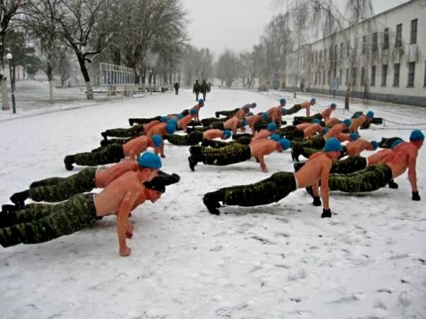 Подъем в армии