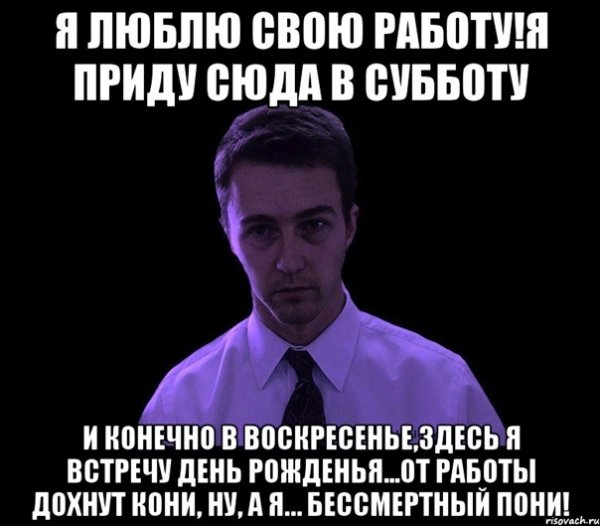 Я люблю свою работу