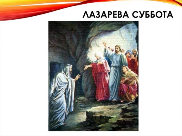 Лазарева суббота 2021