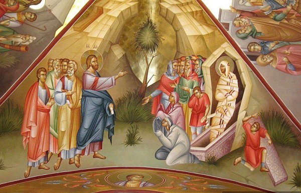 Икона воскрешения Лазаря Четверодневного