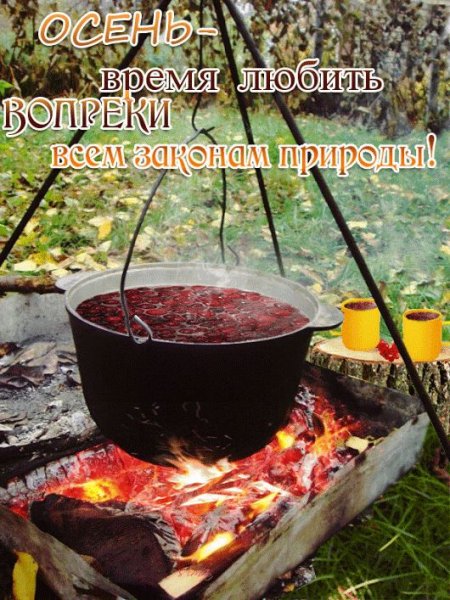 Отличных выходных осень