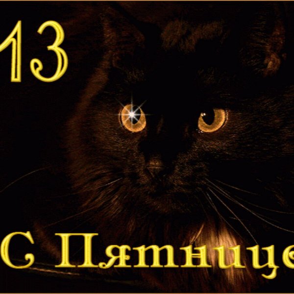 С пятницей 13 прикольные