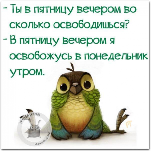 Добрый вечер пятницы