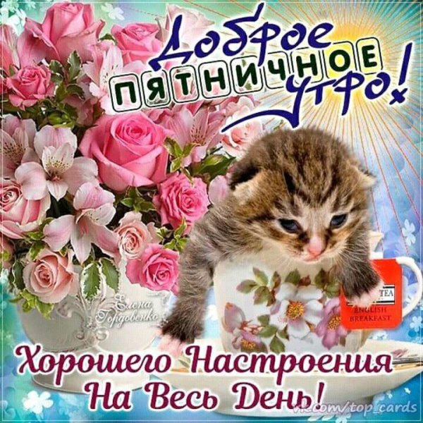 Поздравление с пятницей