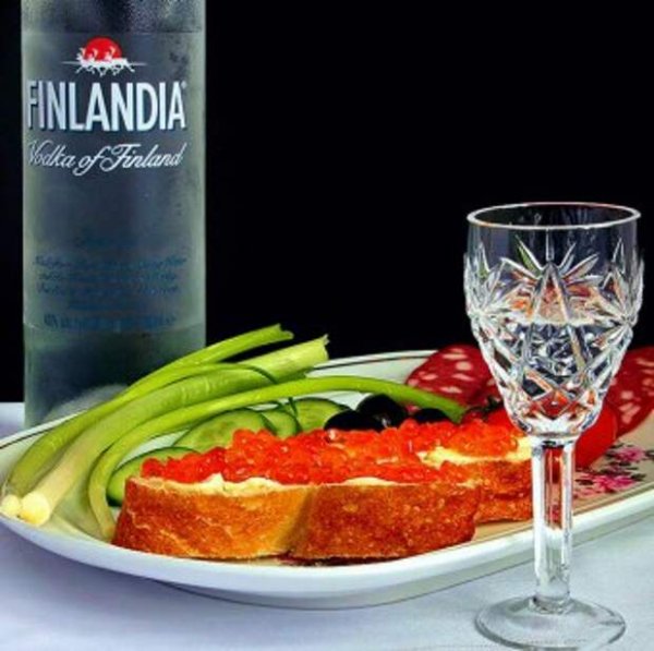 Открытка с водкой