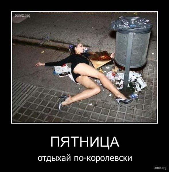 Демотиваторы про пьянку