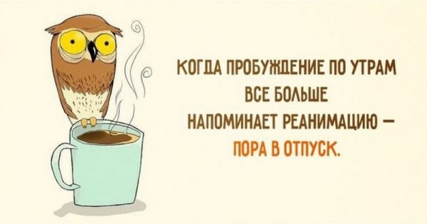 Смешные цитаты про отпуск