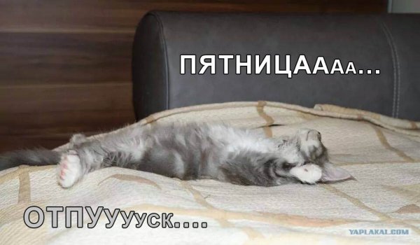 Открытка с последним рабочим днем перед отпуском