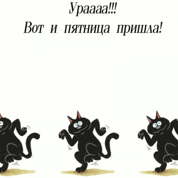 С пятницей прикольные