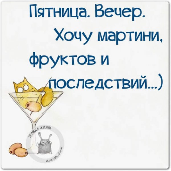Афоризмы про пятницу прикольные
