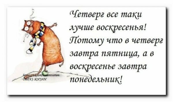 Шутки про четверг смешные