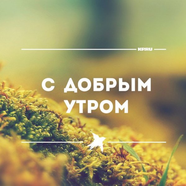 Доброе утро пятницы