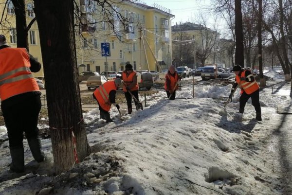 Пешеходная зона в Уфе