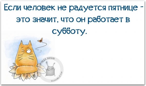 Кто не радуется пятнице