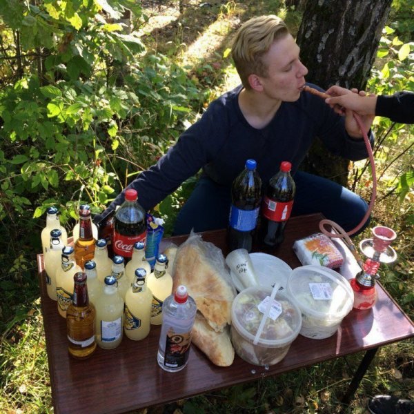 Алкоголь на природе